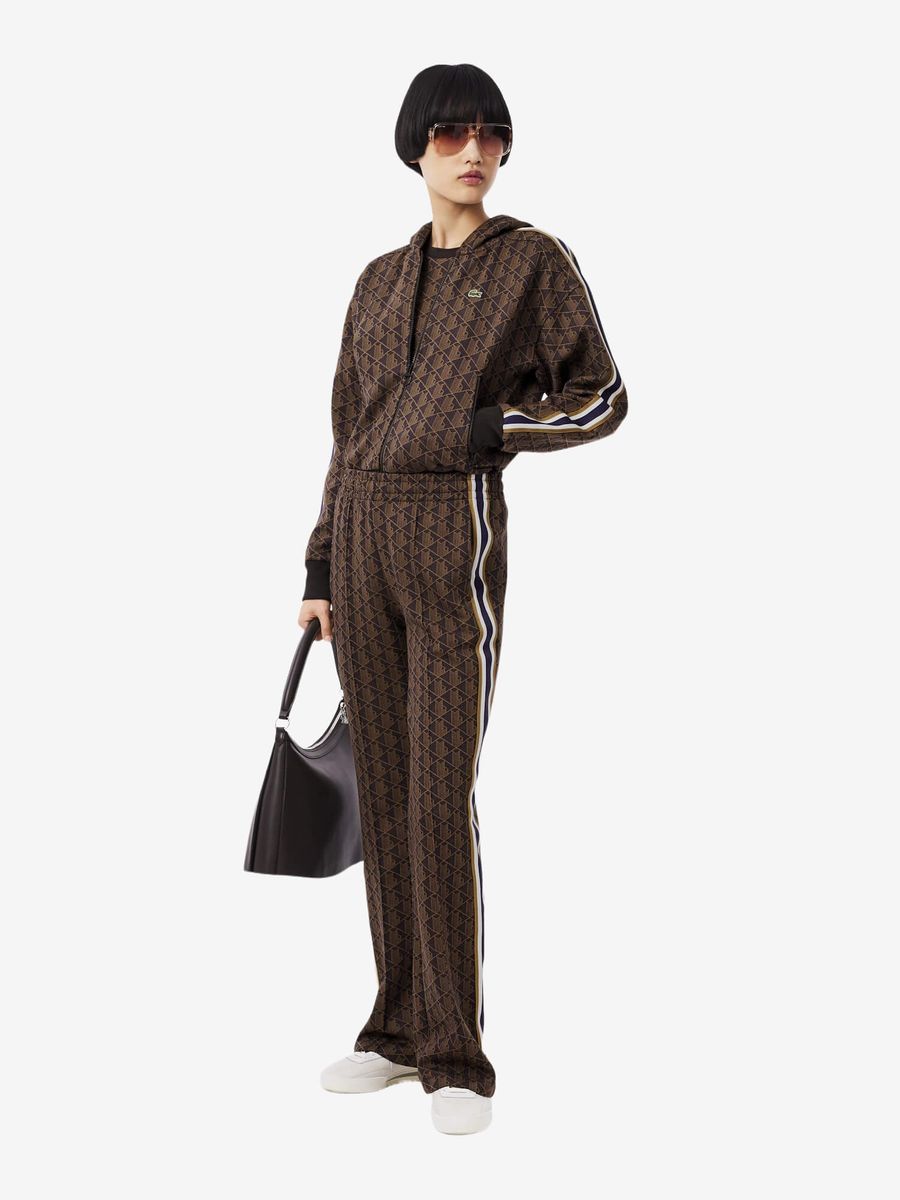 LACOSTE — Штаны Monogram Track Pants Brown