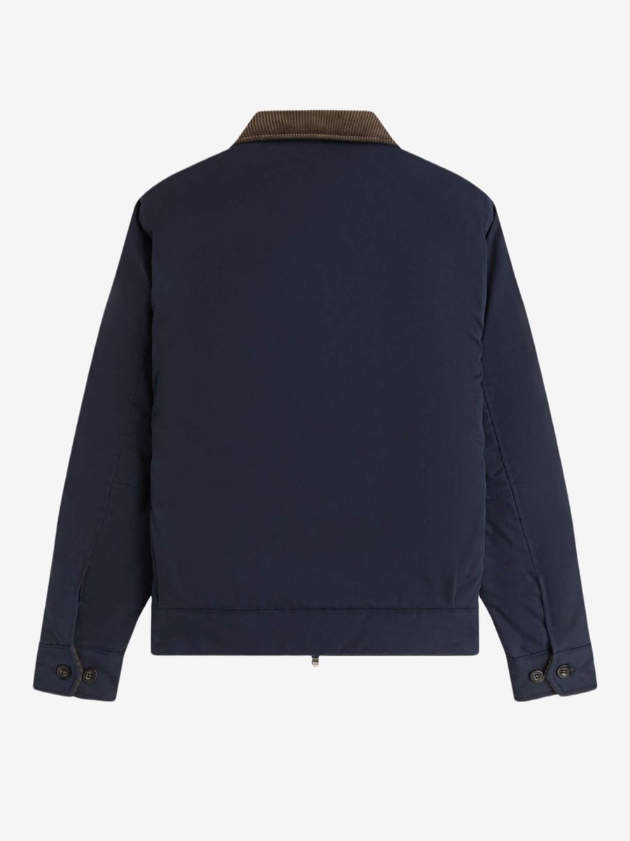 FRED PERRY — Куртка Cotton Caban Jacket Navy/White