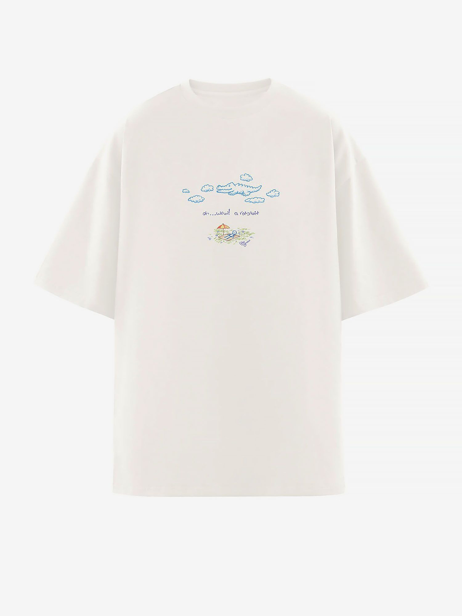 CALLED A GARMENT — Футболка Doodle Chump молочный