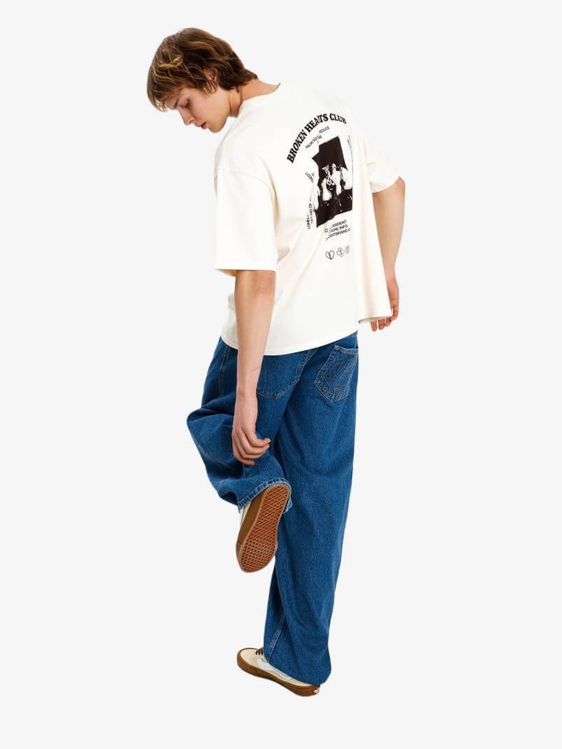 DISSIDENT — Джинсы Coat of Hearts Baggy Jeans Blue