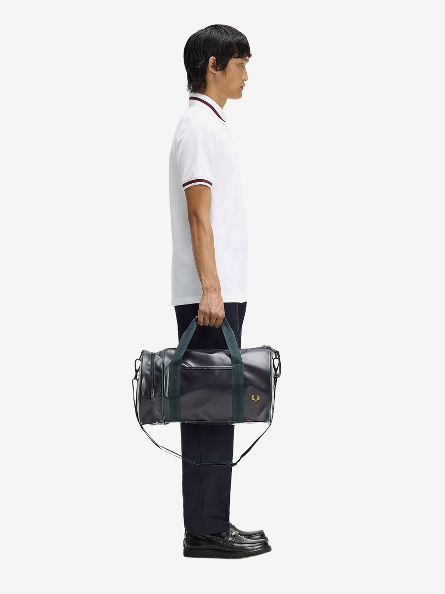FRED PERRY — Сумка Classic Barrel Bag Navy/Grassroots