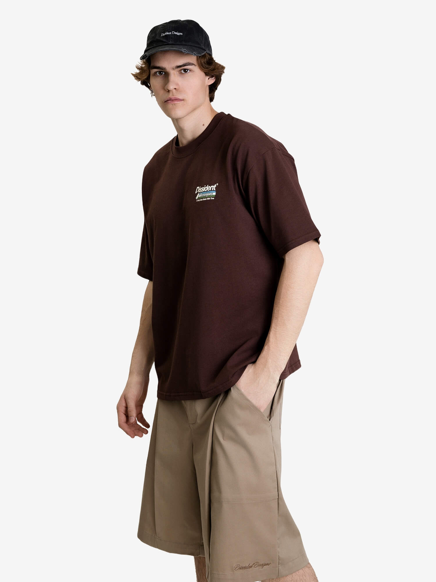 DISSIDENT — Шорты Graduate Wide Shorts in Dark Sand