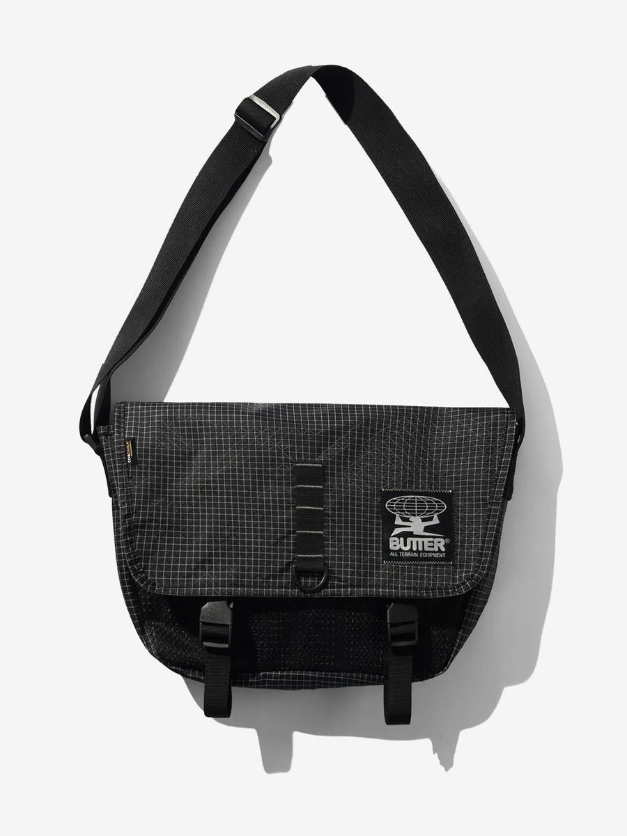 BUTTER GOODS — Сумка Cordura Commute Side Bag Black