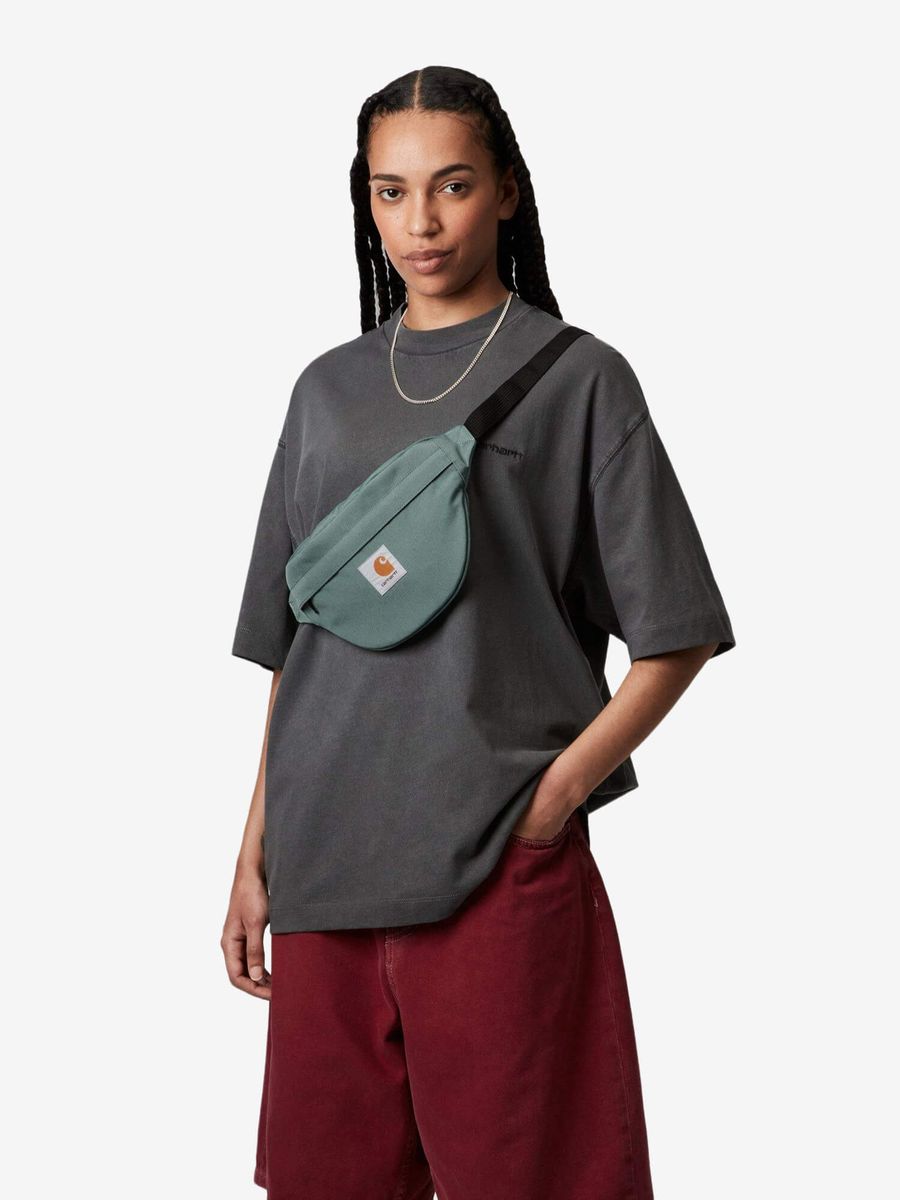 CARHARTT WIP — Поясная Сумка Jake Hip Bag Silver Pine