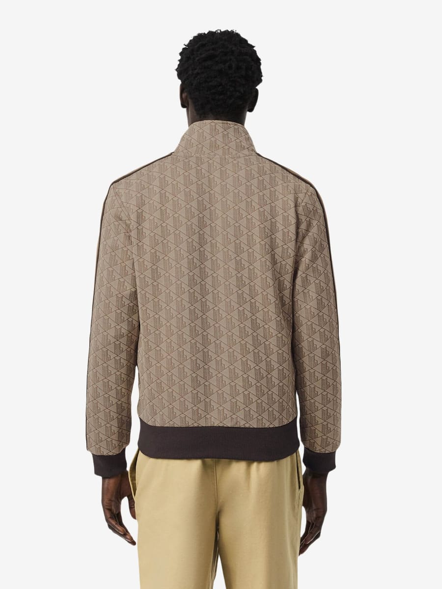 LACOSTE — Олимпийка Paris Monogram Brown