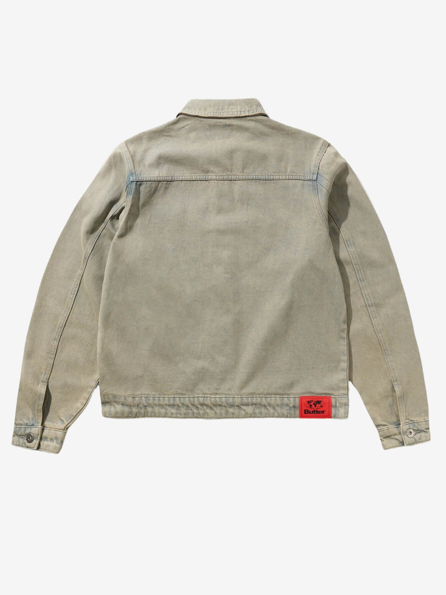 BUTTER GOODS — Куртка Garage Denim Jacket Sunfade Blue