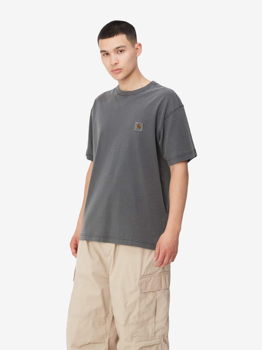 CARHARTT WIP — Футболка Nelson Black (Garment Dyed)