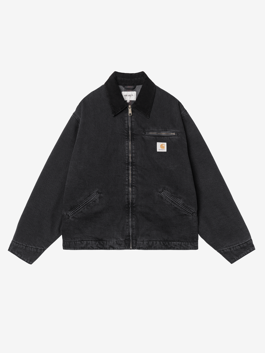 CARHARTT WIP — Куртка OG Detroit Black//Black (Stone Washed)