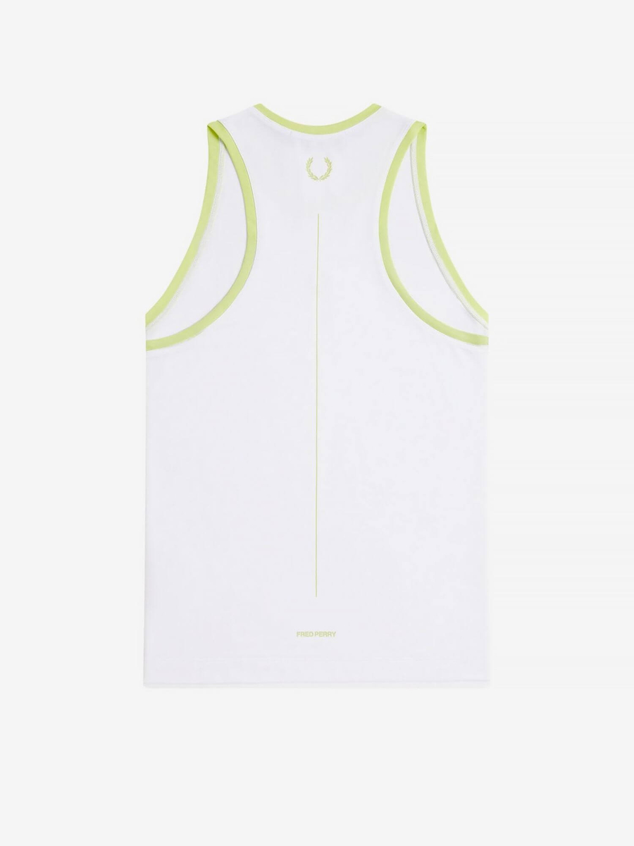 FRED PERRY — Майка Tennis Vest White