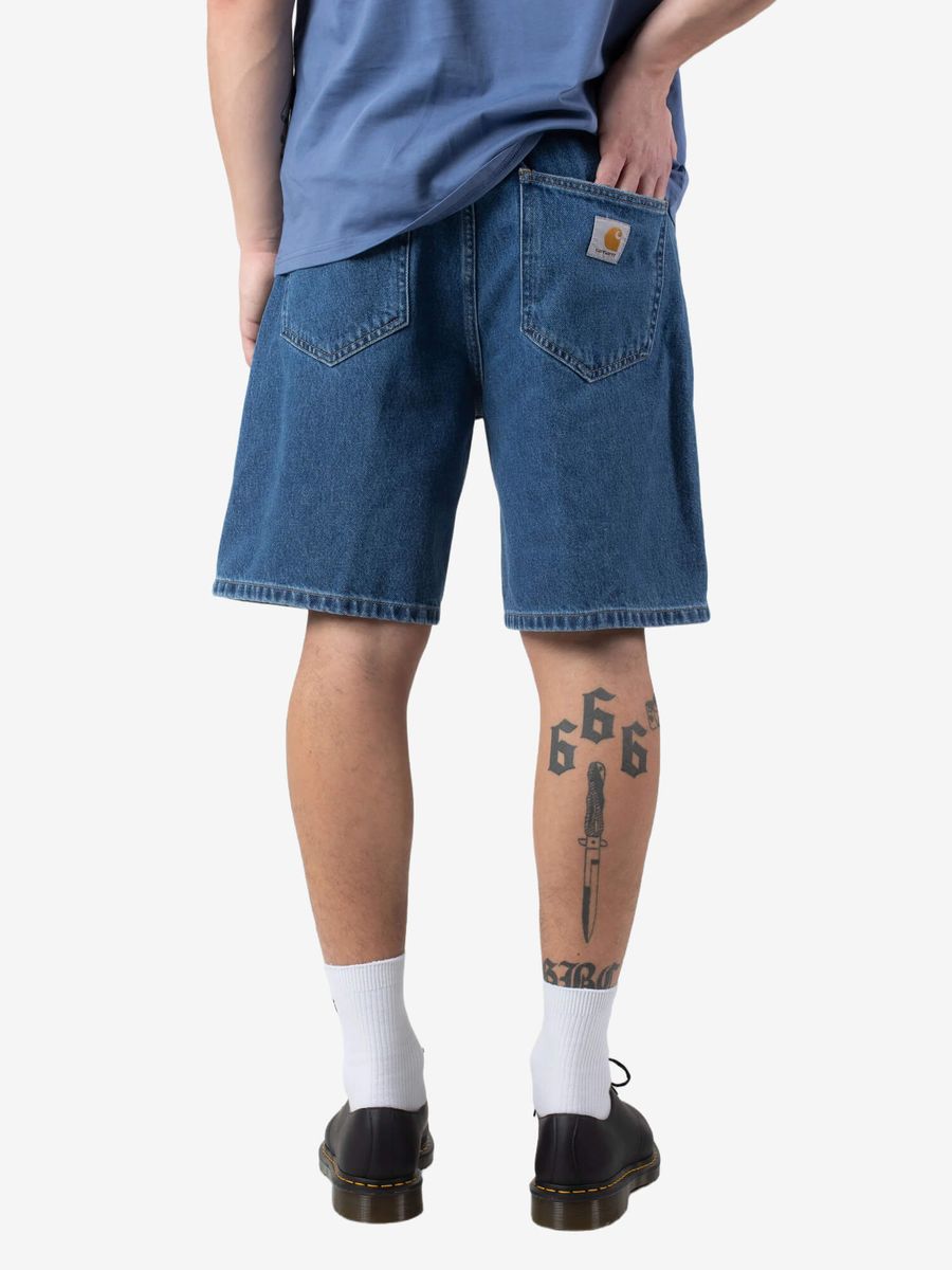 CARHARTT WIP — Шорты Nolan Blue (Heavy Stone Wash)