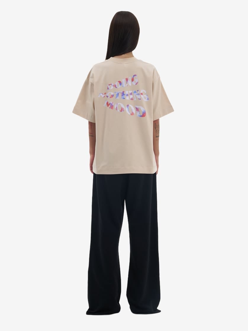 ZNY — Футболка Doing Nothing ss25 Beige