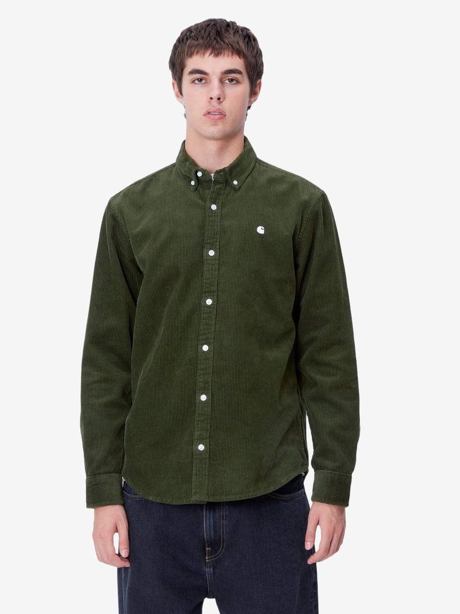 CARHARTT WIP — Рубашка Madison Cord Tarragon/Wax