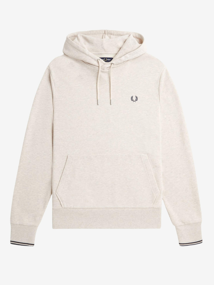 FRED PERRY — Худи Tipped Hooded Porridge Marl/Grey