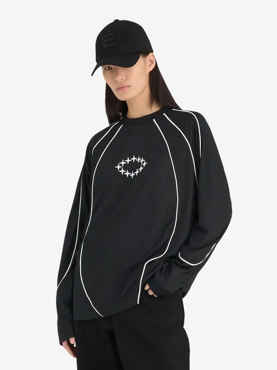 ÉTUDES STUDIO — Лонгслив Soccer LS Pique Black