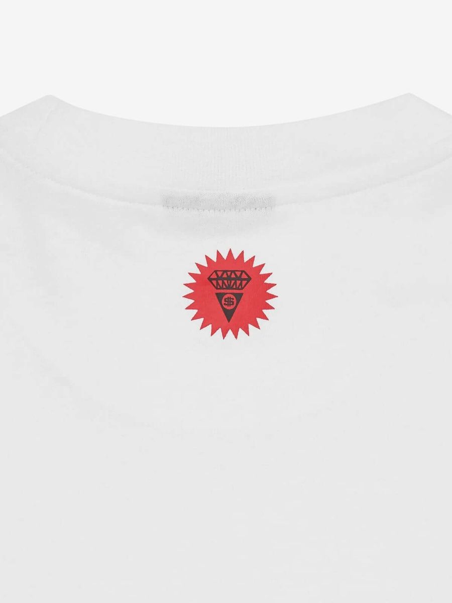 ICECREAM — Футболка Cones & Bones Tee White