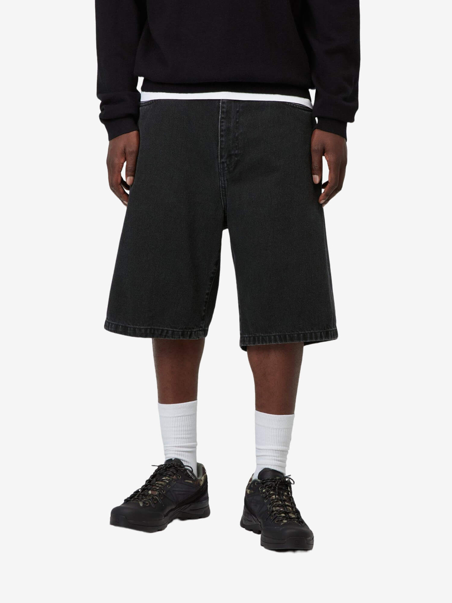 CARHARTT WIP — Шорты Landon Black (Stone Wash)