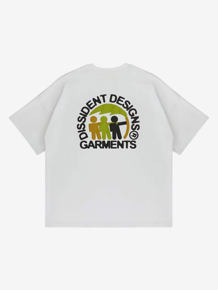 DISSIDENT — Футболка Unity Oversized Tee in White