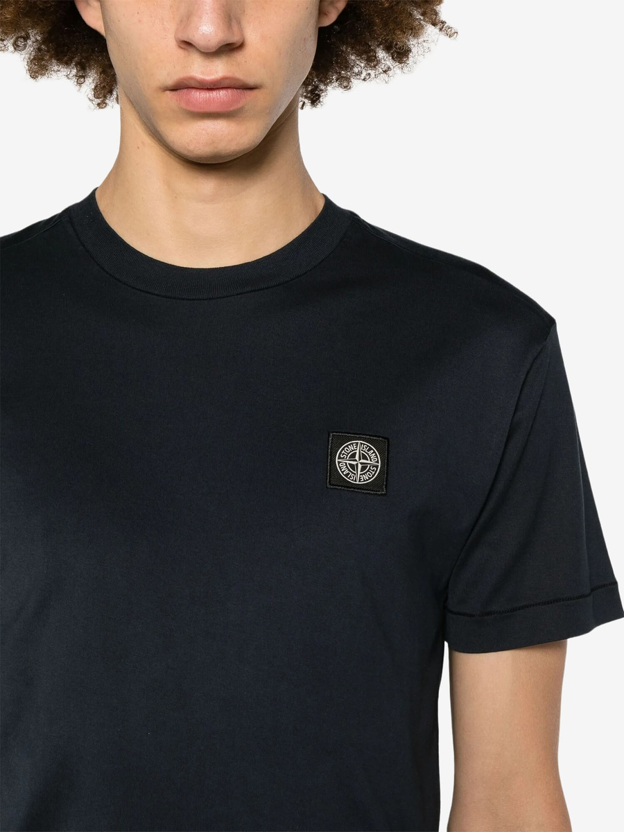 STONE ISLAND — Футболка 60/2 Tee Black