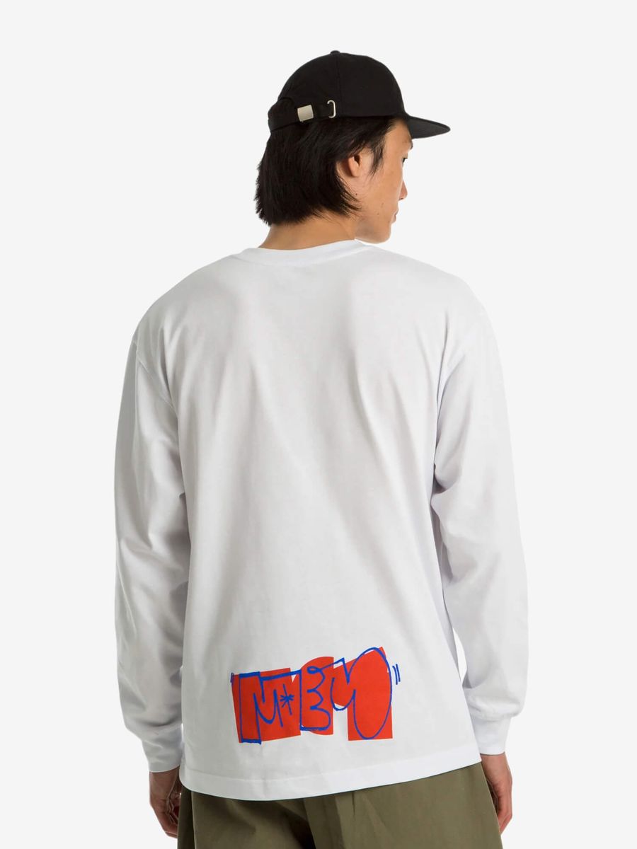 МЕЧ — Лонгслив Graffiti ss25 White