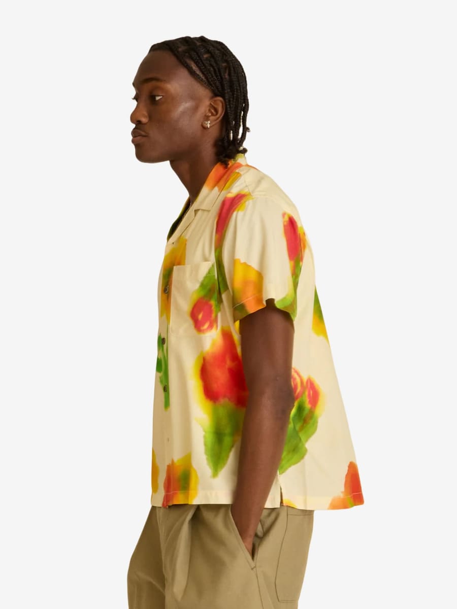 OBEY — Рубашка Kinney Woven Cream Multi