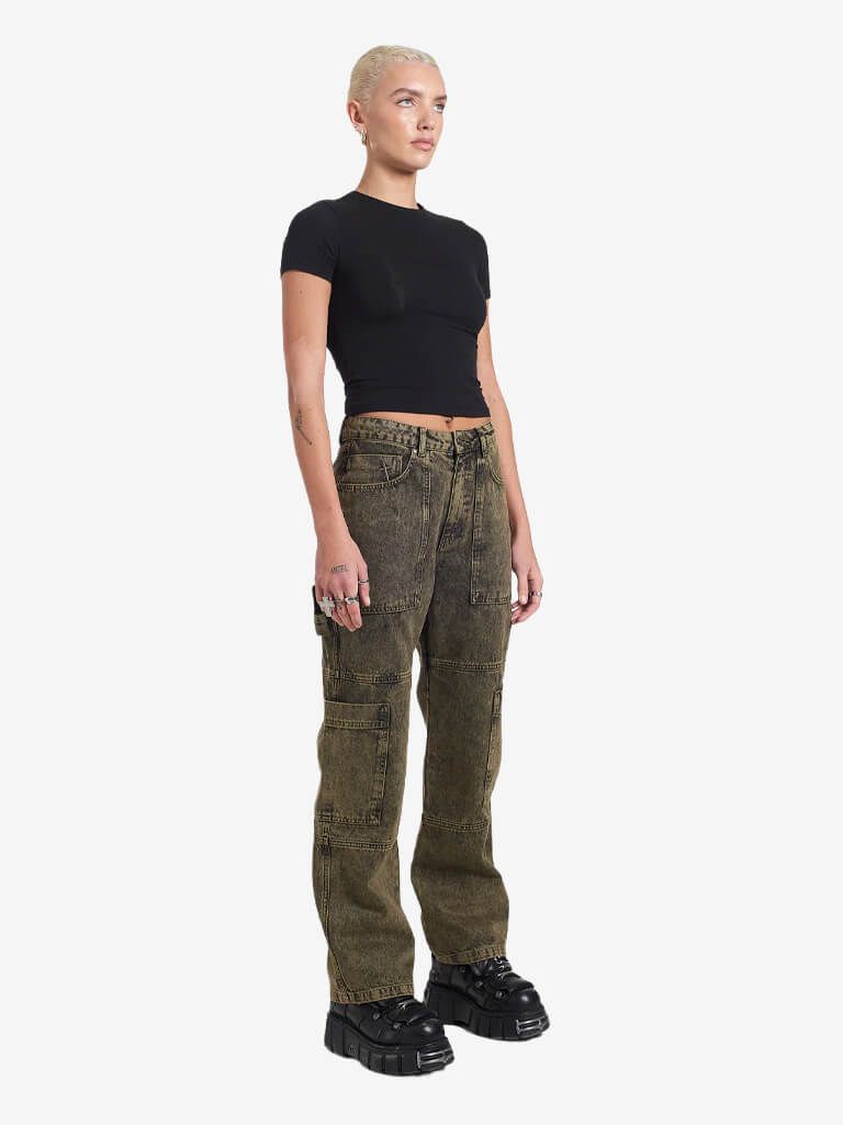 THE RAGGED PRIEST — Sand Wash Combat Jeans