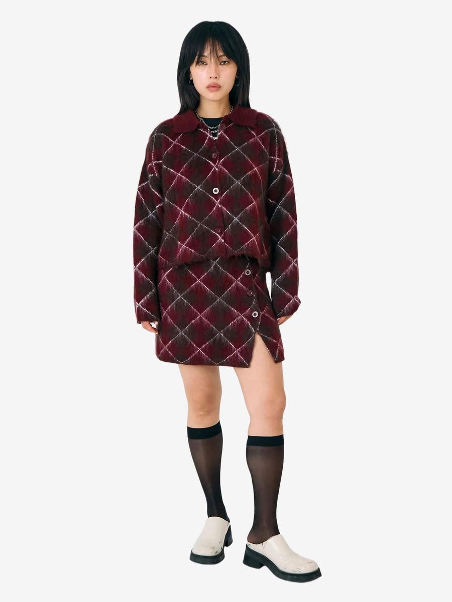 THE RAGGED PRIEST — Юбка Estate Skirt Maroon