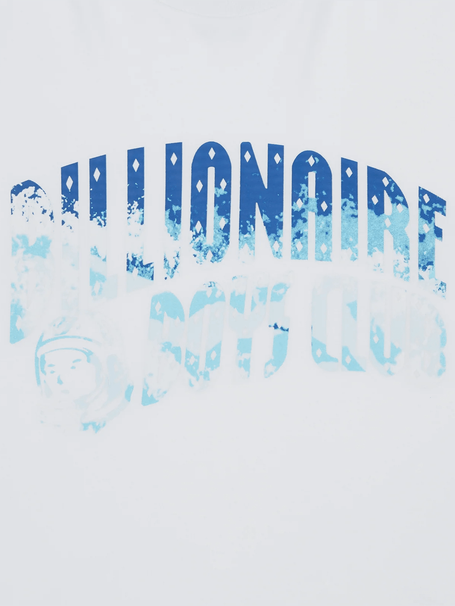 BILLIONAIRE BOYS CLUB — Футболка Great Wave Fill Arch Logo White