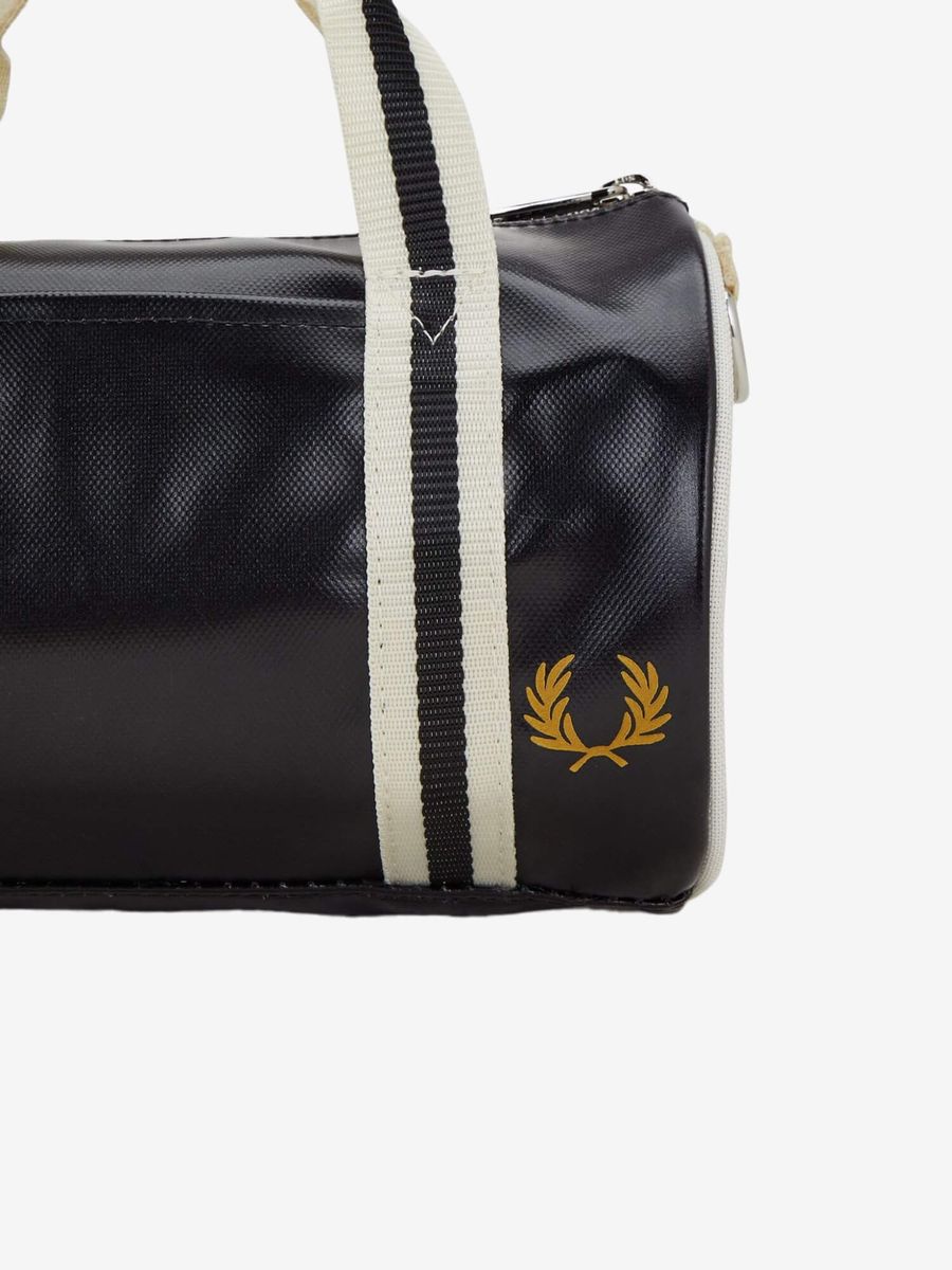 FRED PERRY — Сумка Classic Mini Barrel Bag Black/Ecru