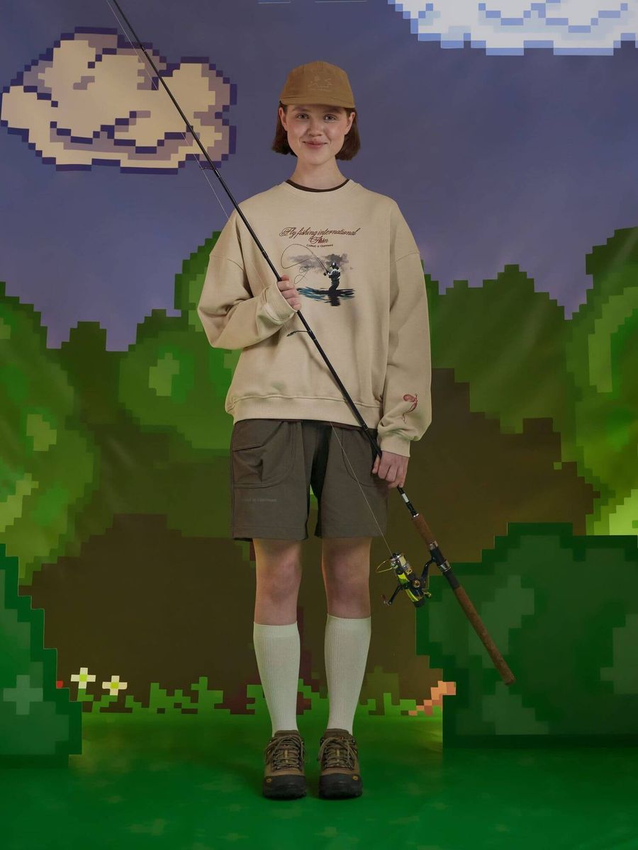 CALLED A GARMENT — Свитшот Fly Fishing Бежевый