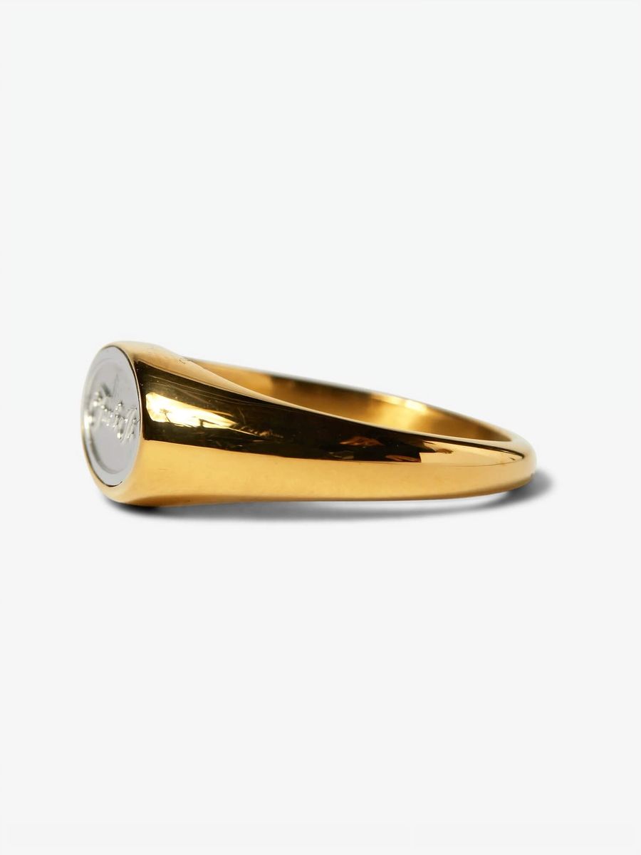 HUF — Кольцо F_ck It Signet Ring Gold