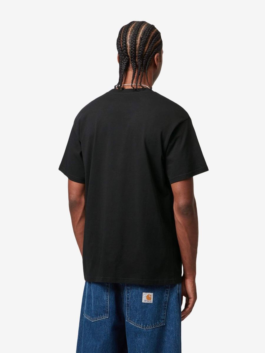 CARHARTT WIP — Футболка Script Embroidery Black/White