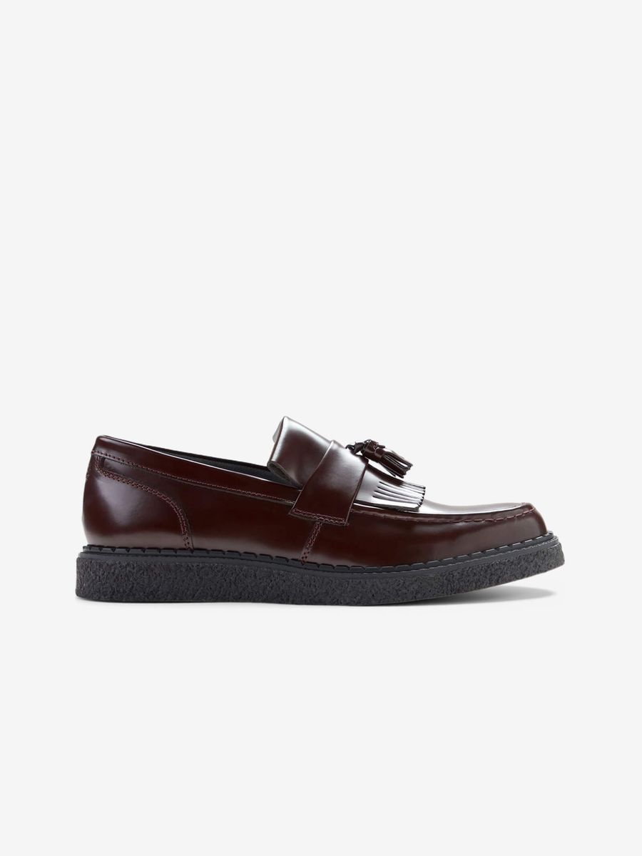 FRED PERRY — Туфли Leather Tassel Loafer Oxblood