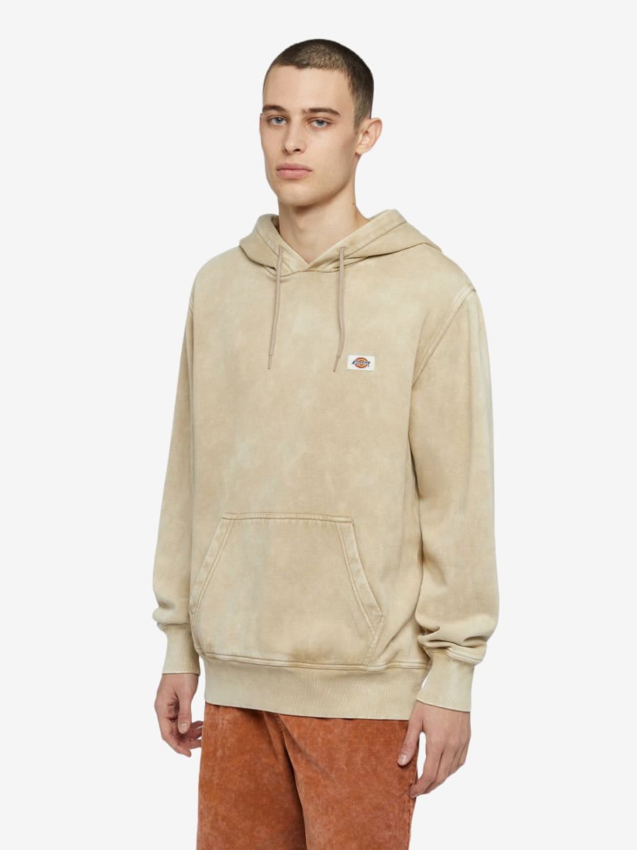 DICKIES — Худи Newington Garment Dyed Sandstone