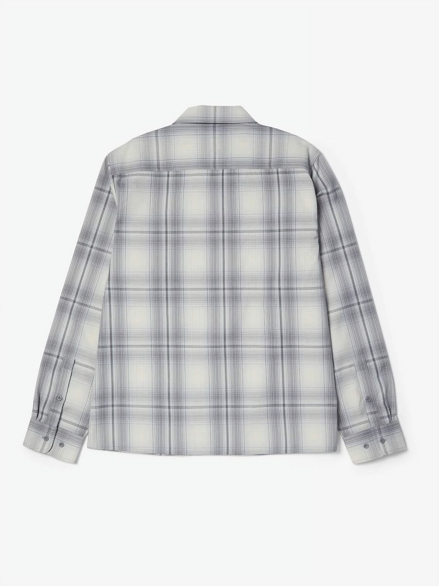 HUF — Рубашка Fillmore Plaid Shacket Grey