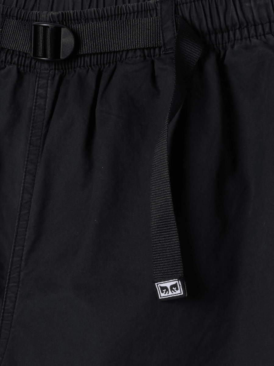 OBEY — Шорты Easy Gravel Trail Black (Faded Wash)