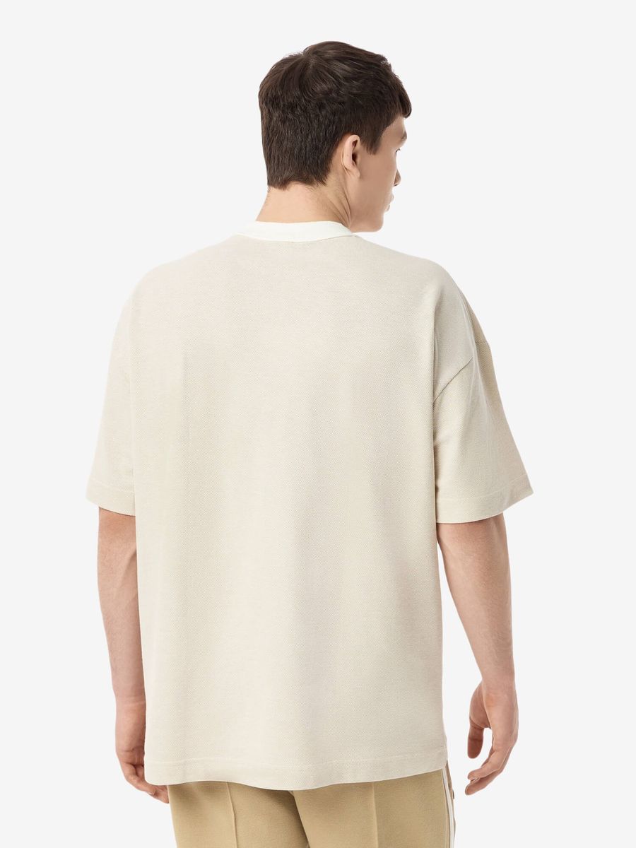LACOSTE — Футболка Oversize Fit Tee Beige