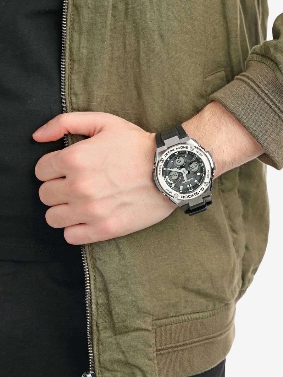 CASIO — Часы G-Shock GST-S110-1A Silver/Black