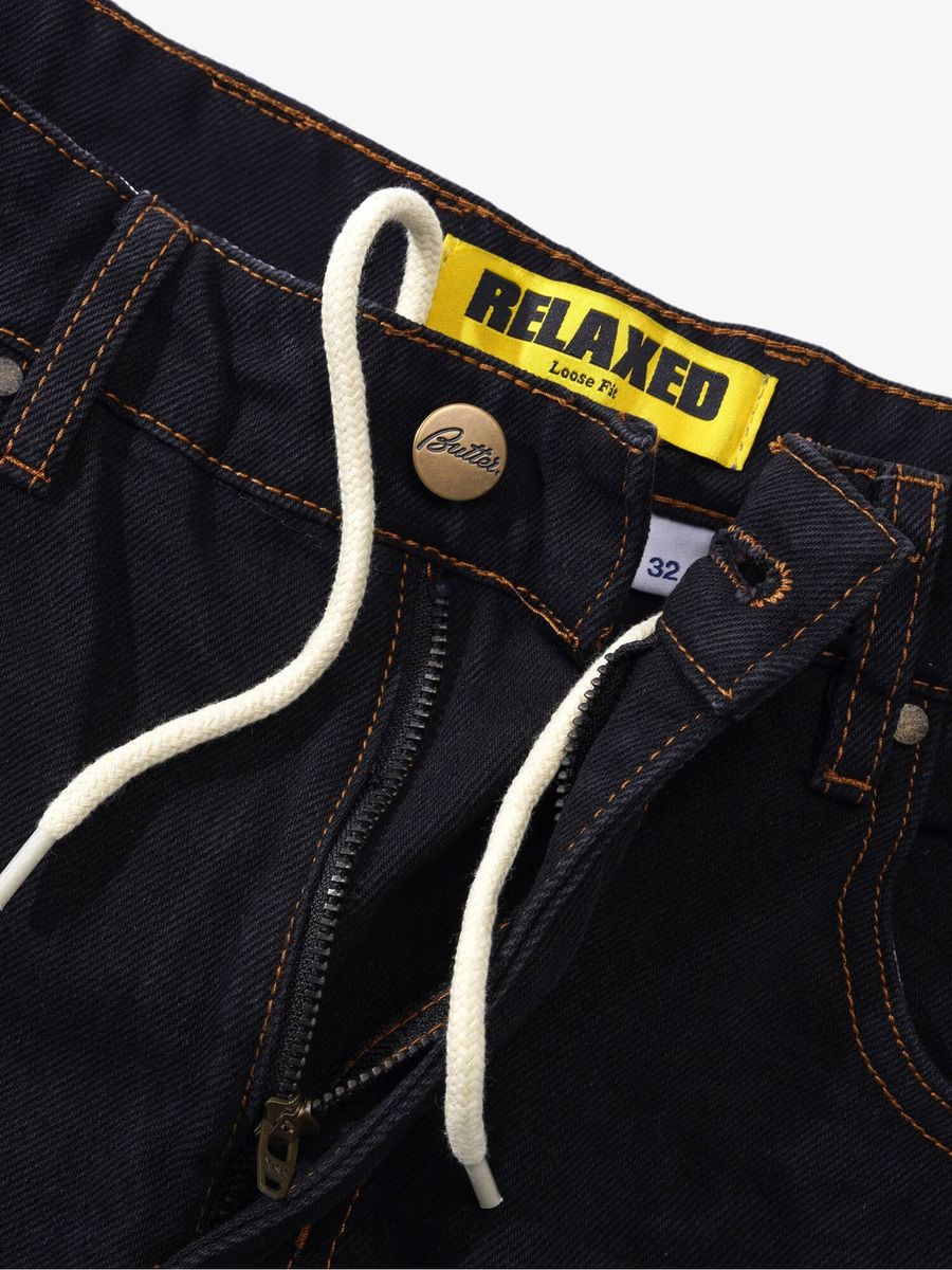 BUTTER GOODS — Джинсы Relaxed Denim Washed Black