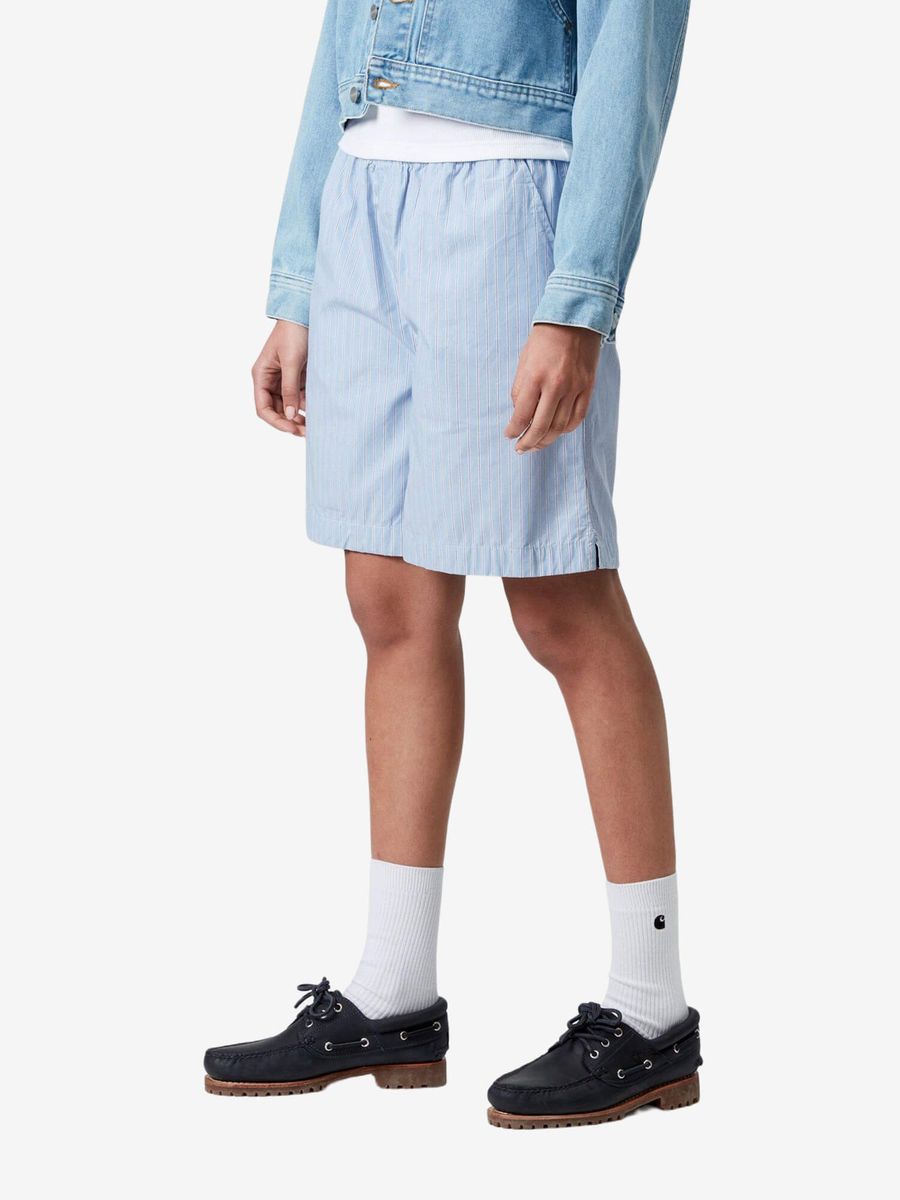 CARHARTT WIP — Шорты Nota Bova Stripe Bluebird