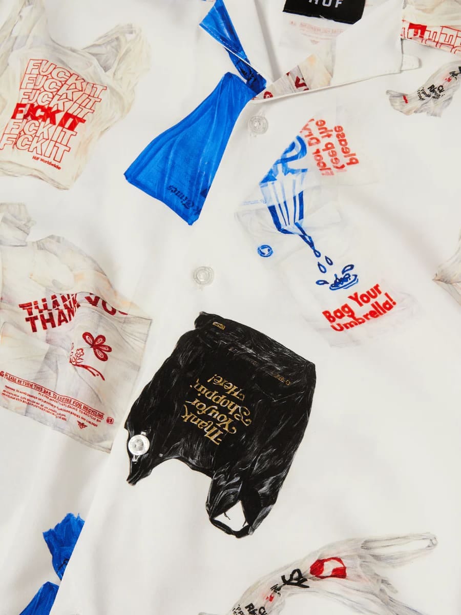 HUF — Рубашка Merida S/S Resort Shirt Multi