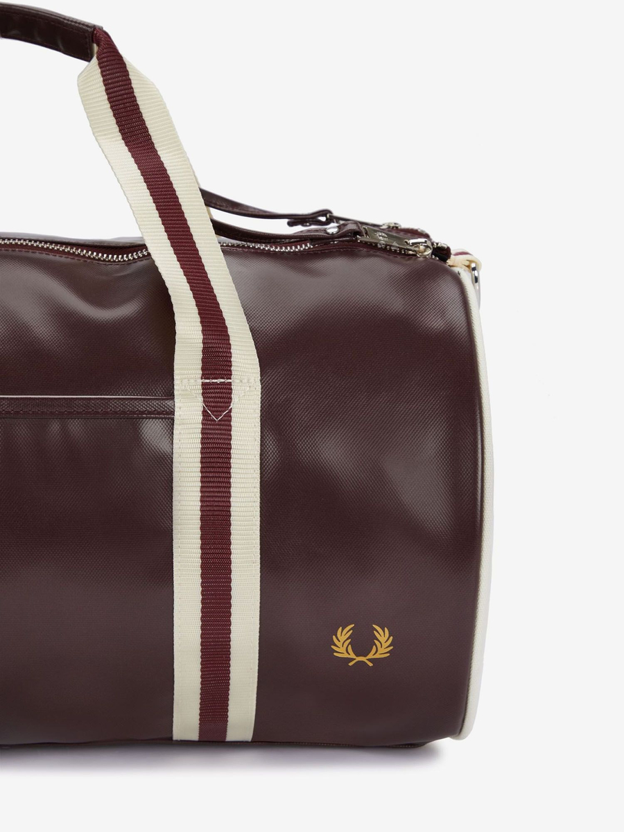 FRED PERRY — Сумка Classic Barrel Bag Oxblood/Ecru