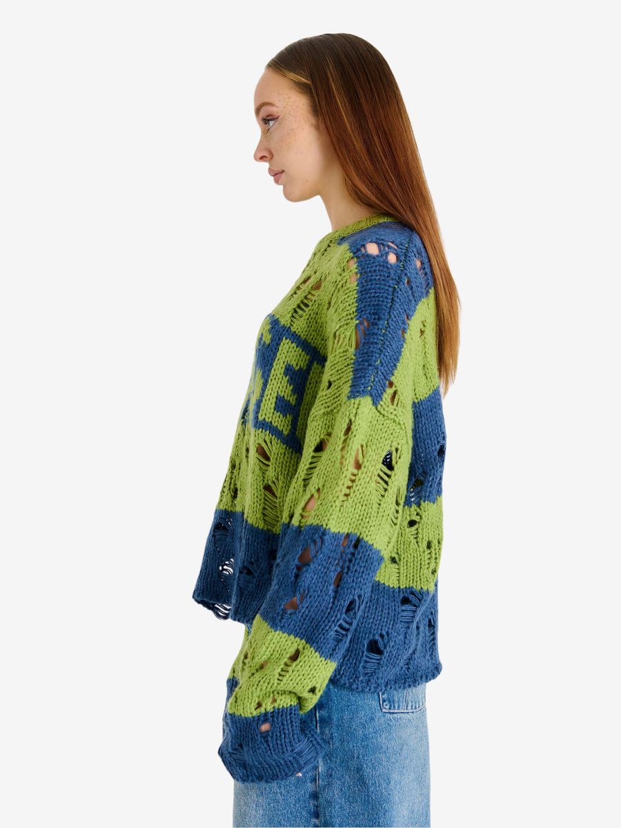 THE RAGGED PRIEST — Свитер Sublime Knit Blue/Green
