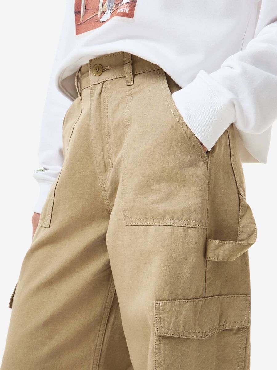 LACOSTE — Штаны W' Cargo Beige