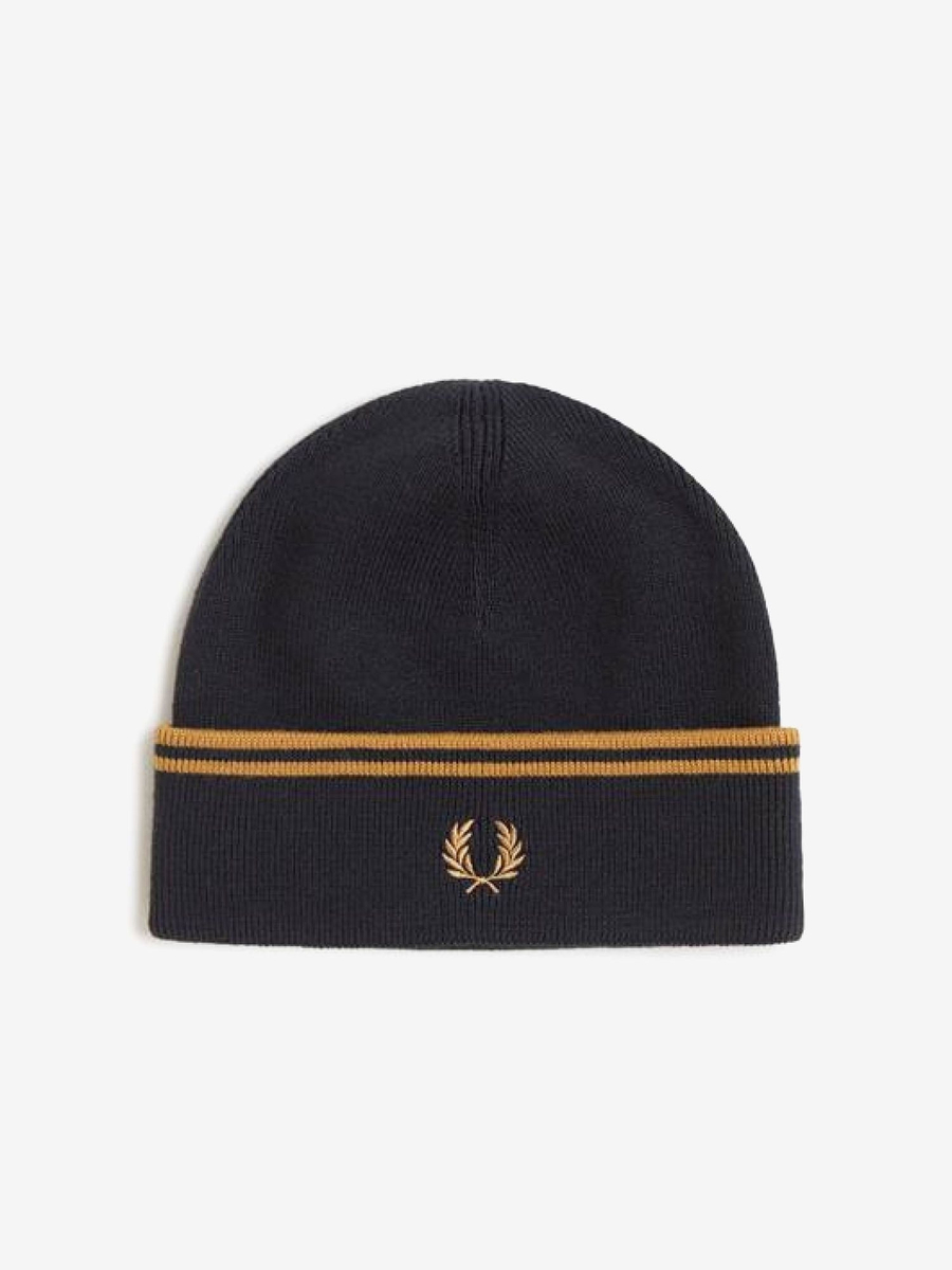 FRED PERRY — Шапка Twin Tipped Merino Wool Beanie
