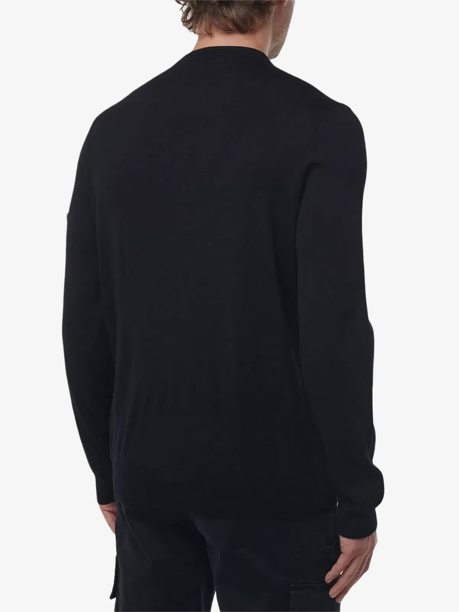 STONE ISLAND — Свитшот Light RWS Pure Wool Black