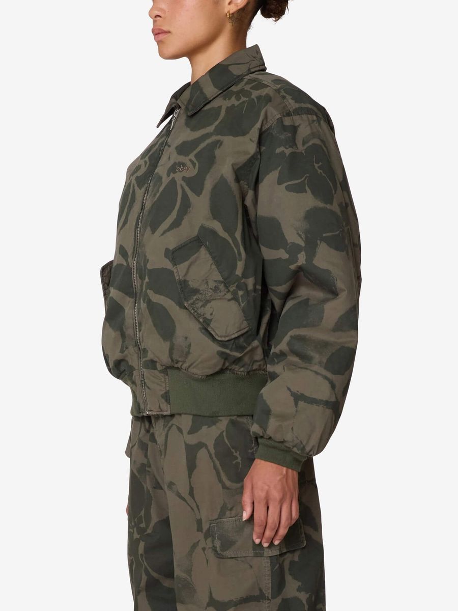 OBEY — Куртка W Florien Bomber Green Multi