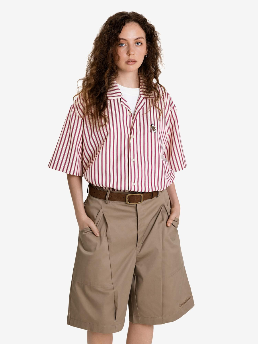 DISSIDENT — Шорты Graduate Wide Shorts in Dark Sand