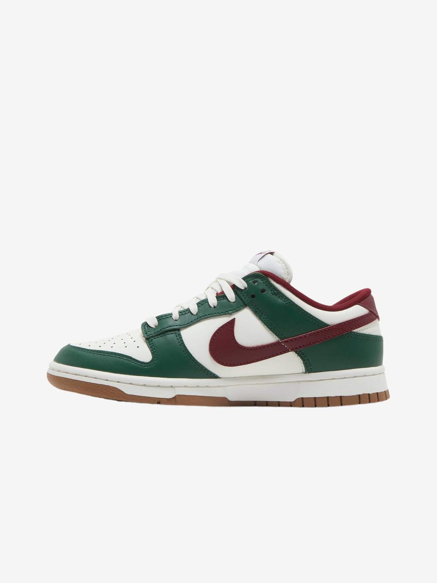 NIKE — Кроссовки Dunk Low Retro Green/Beige/Bordo