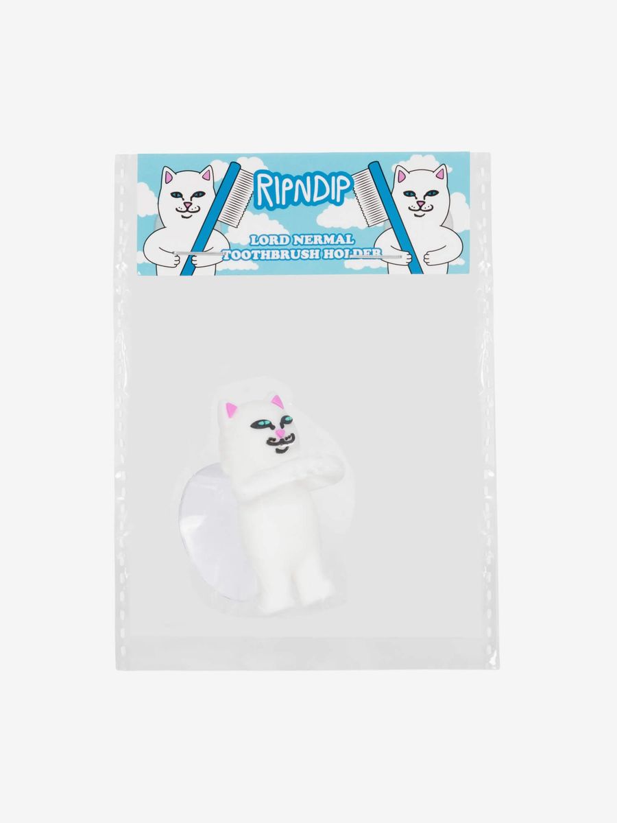 RIPNDIP — Подставка для зубной щетки Lord Nermal Toothbrush Holder White