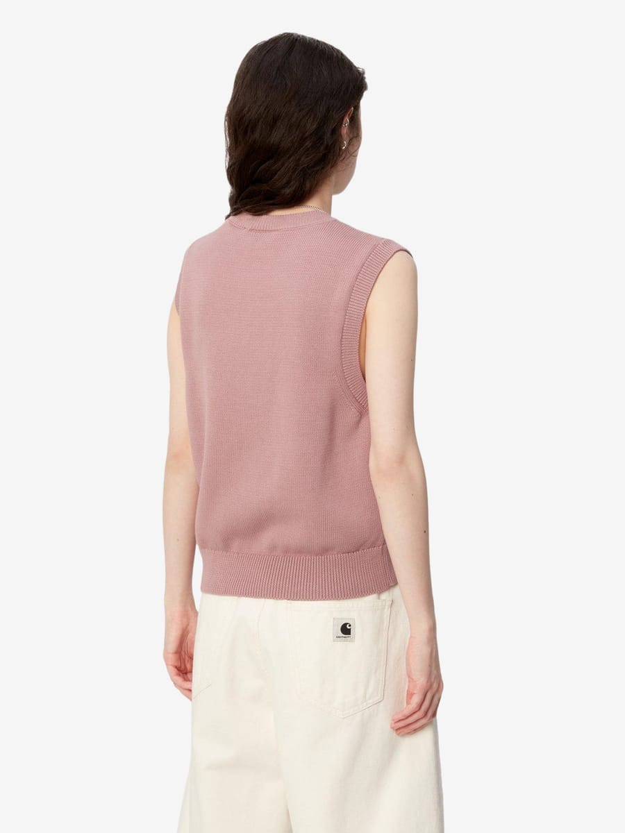 CARHARTT WIP — Жилет вязаный Chester Vest Glassy Pink